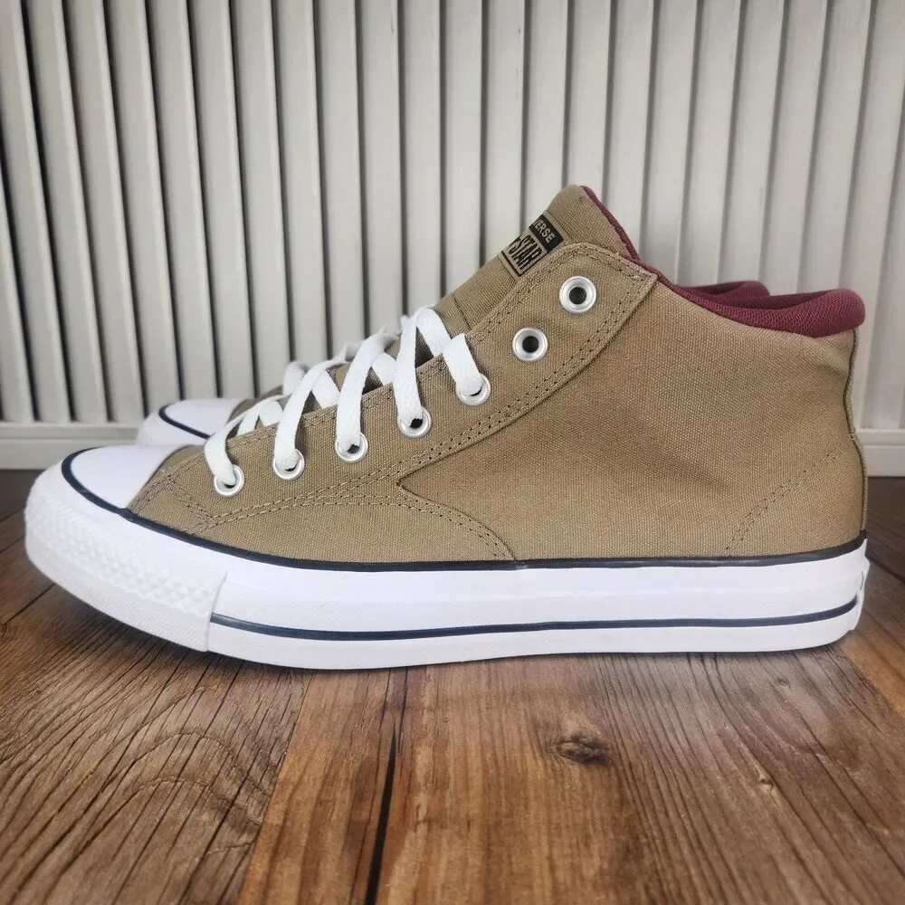 Converse CTAS Malden Street Mid Mens Size 11 Roasted Cherry Canvas Sneaker Shoes